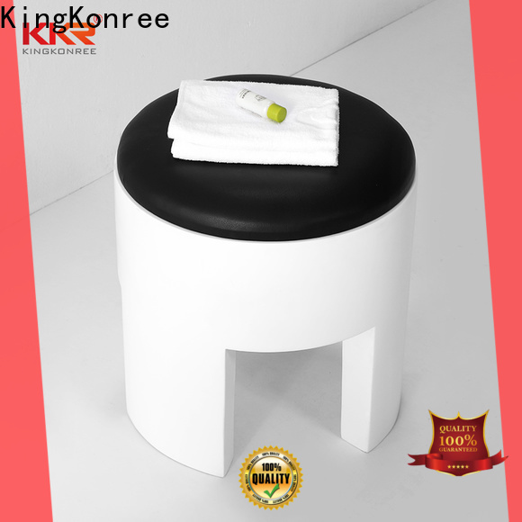 KingKonree artificial bathroom chairs and stools customized for restaurant