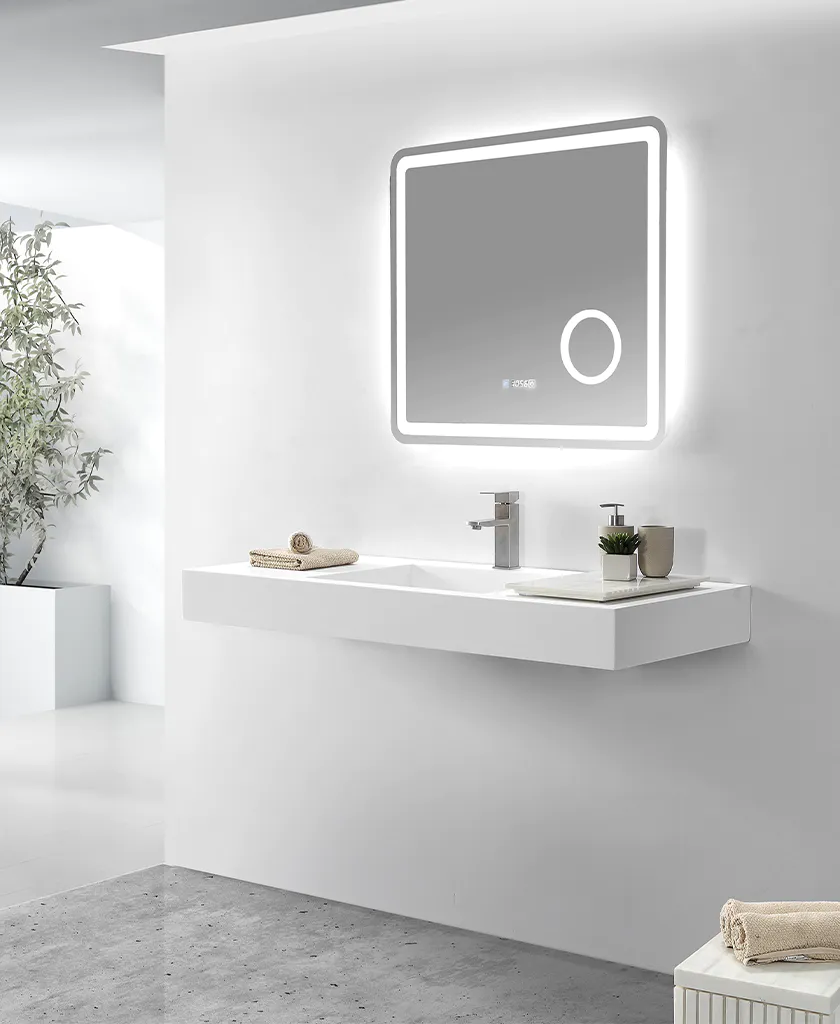 resin wall basin design for home