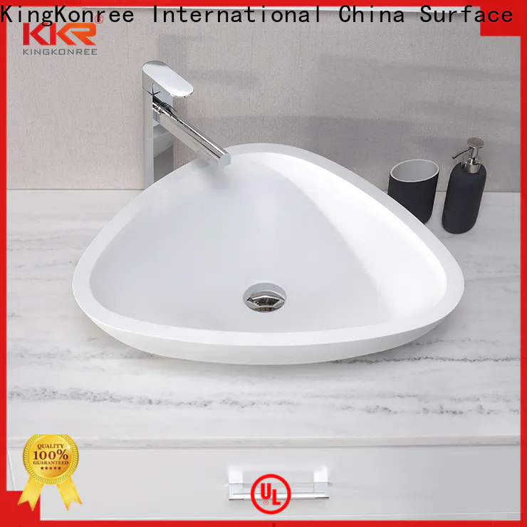 KingKonree durable above counter basins design for room