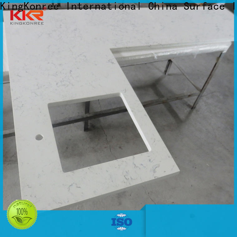 KingKonree elegant solid surface kitchen worktops high-qualtiy for kitchen
