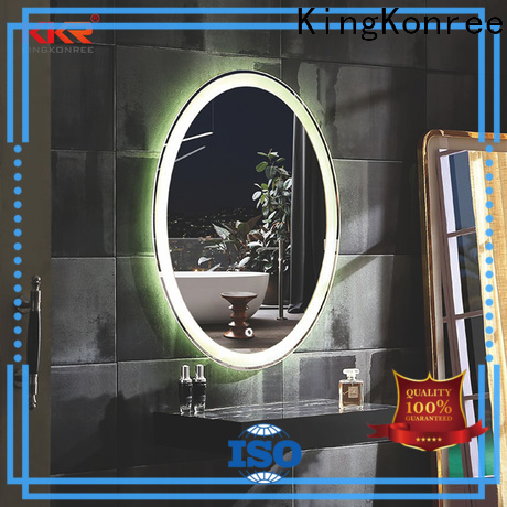 KingKonree led light washroom mirrors high-end for toilet