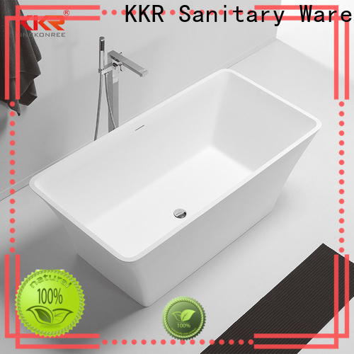 bulk production stone resin bathtub kkrb086 free design for hotel