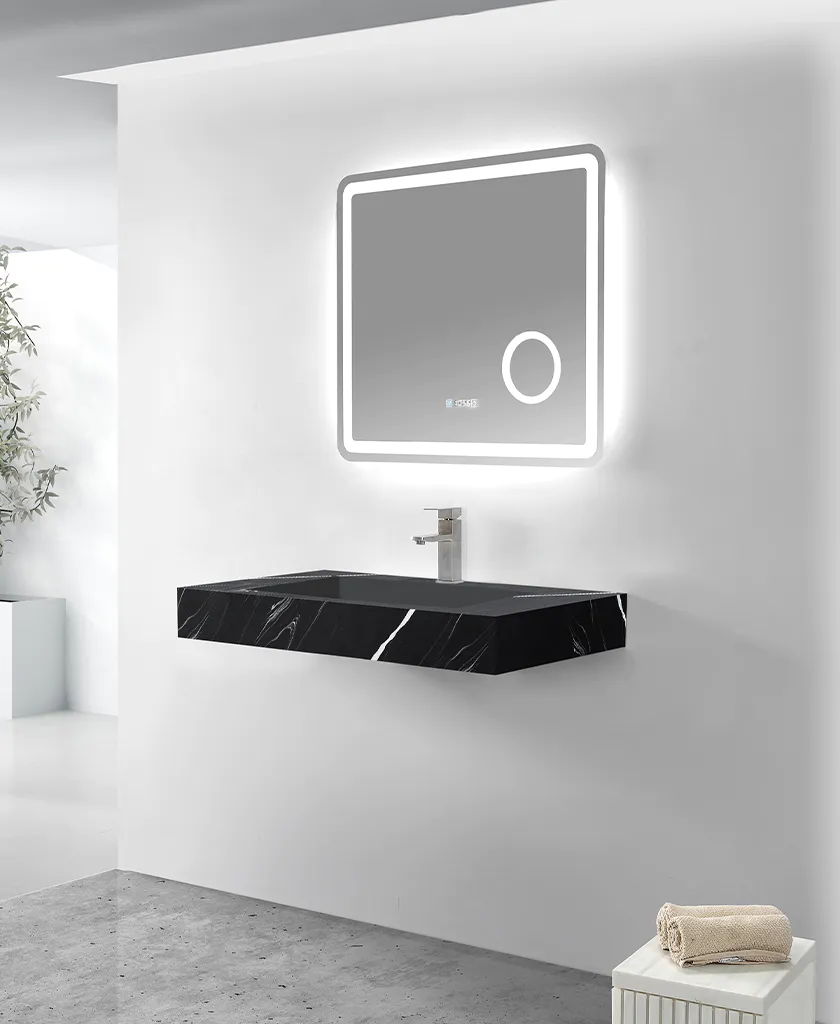 rectangle wall hung basin manufacturer for bathroom