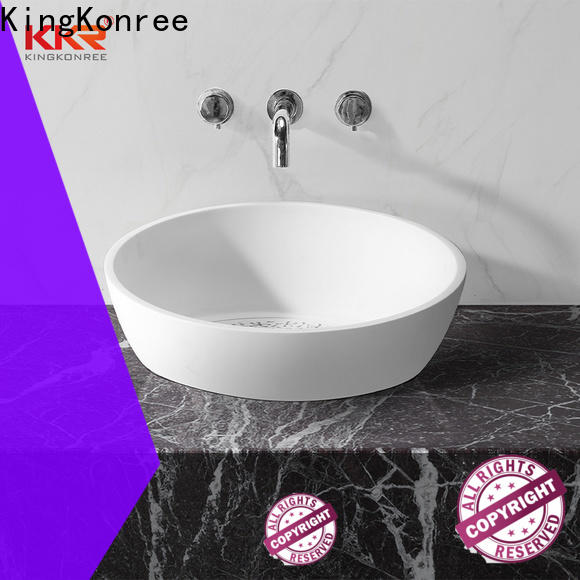 KingKonree top mount bathroom sink design for restaurant