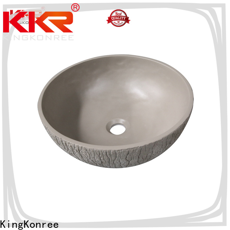 KingKonree sanitary ware small countertop basin design for room