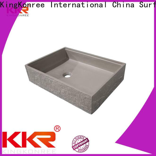 KingKonree above counter sink bowl design for room