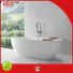 KingKonree white stone resin bath OEM for hotel