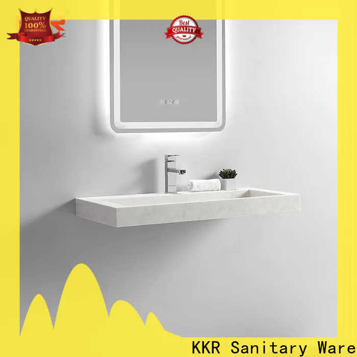 KingKonree wall hung vanity basin sink for toilet