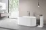 KingKonree matt stone resin freestanding bath at discount for bathroom