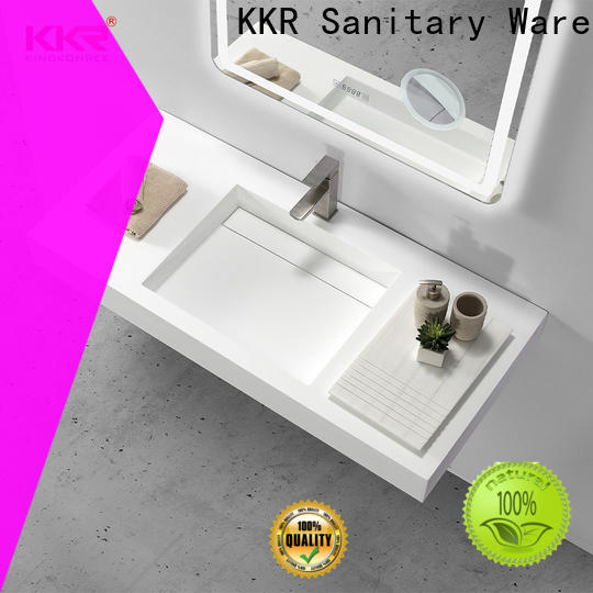 KingKonree washing wall hung cloakroom basin sink for hotel