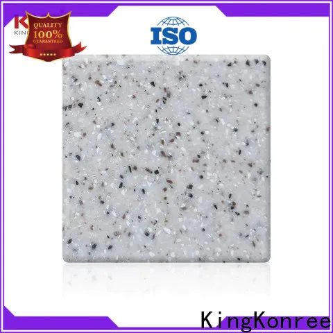KingKonree artificial stone solid surface sheets with good price for room
