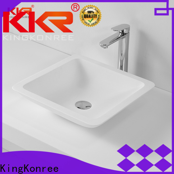 KingKonree elegant small countertop basin supplier for hotel