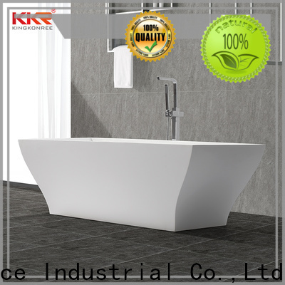 KingKonree hot-sale rectangular freestanding bathtub custom for hotel