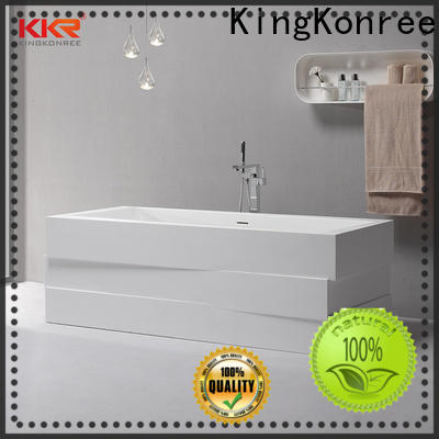 KingKonree acrylic freestanding tub at discount for family decoration