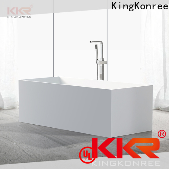 KingKonree rectangular freestanding bathtub free design for hotel
