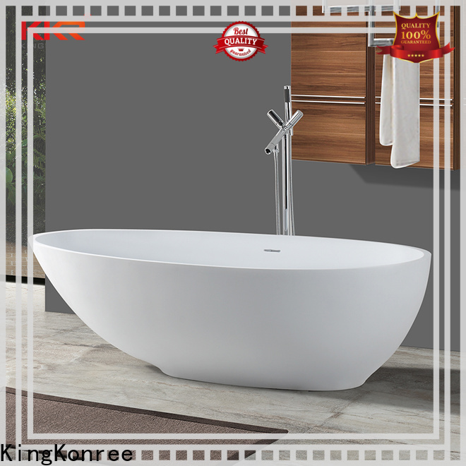 KingKonree marble modern soaking tub at discount for hotel