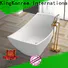 KingKonree solid surface freestanding tubs free design for family decoration