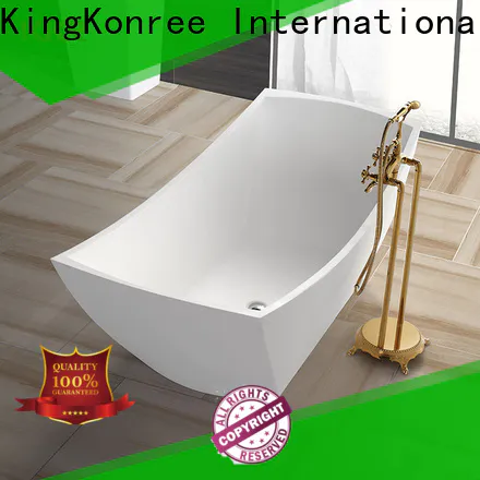 KingKonree solid surface freestanding tubs free design for family decoration