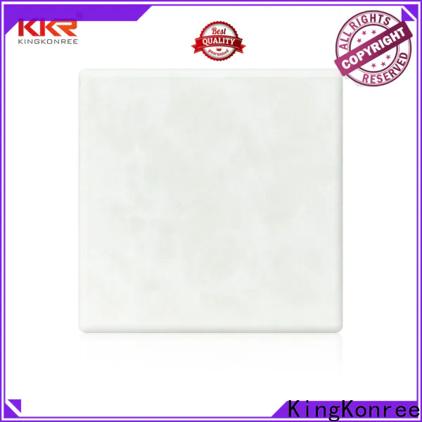 KingKonree integrated solid surface sheets sink for motel