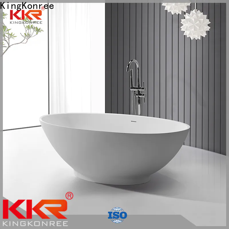 KingKonree hot-sale freestanding soaking bathtub OEM for hotel