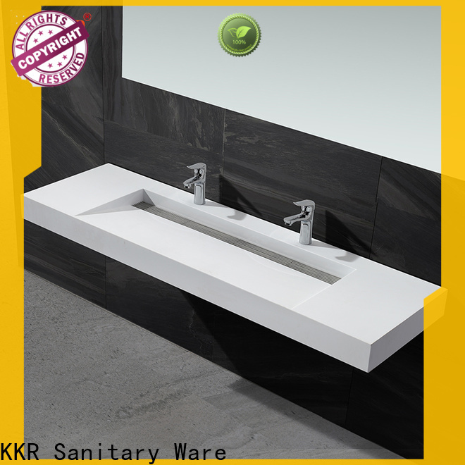 KingKonree unique rectangular wash basin design for bathroom