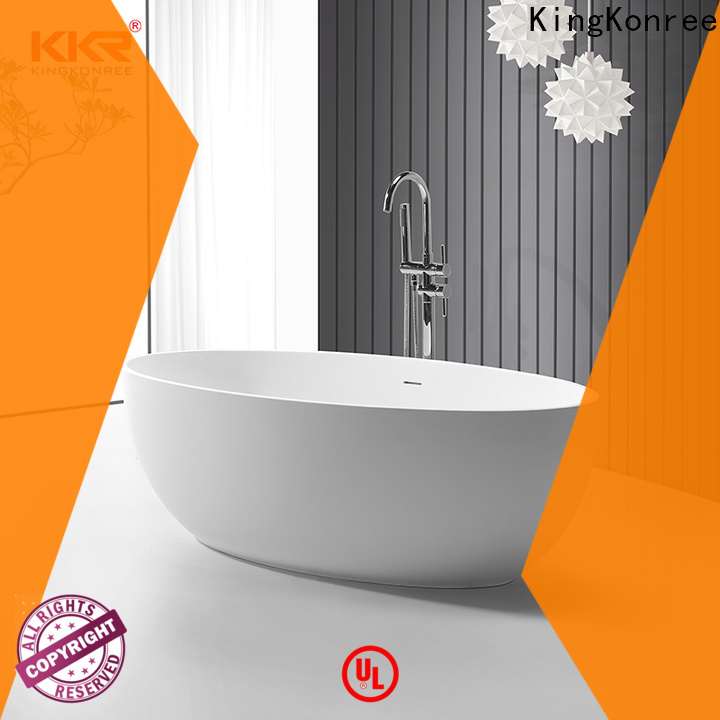 KingKonree overflow acrylic clawfoot bathtub OEM for hotel