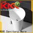 KingKonree gel stand alone bathroom sink supplier for motel