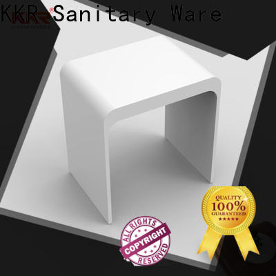 KingKonree white shower stool customized for restaurant