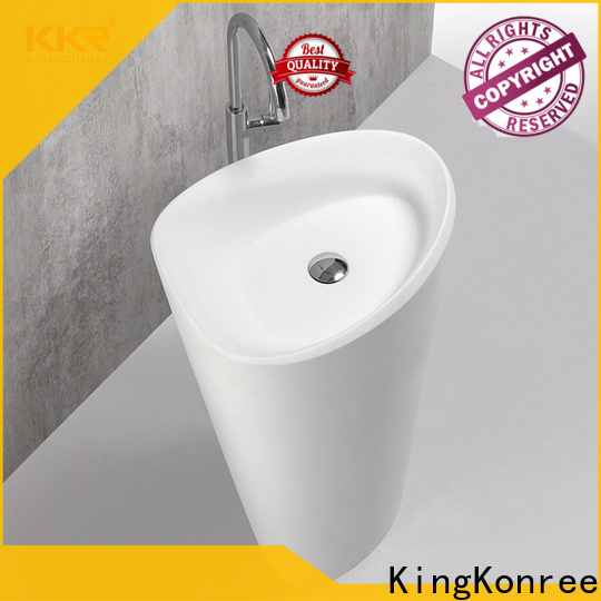 KingKonree solid surface basin highly-rated for hotel