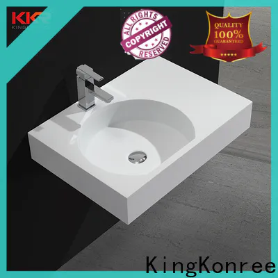 KingKonree royal wall hung wash basin customized for toilet