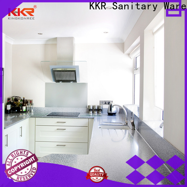 KingKonree solid surface kitchen worktops personalized for hotel