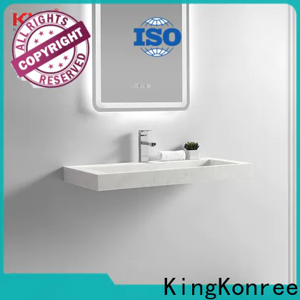 KingKonree small wall hung basin design for hotel