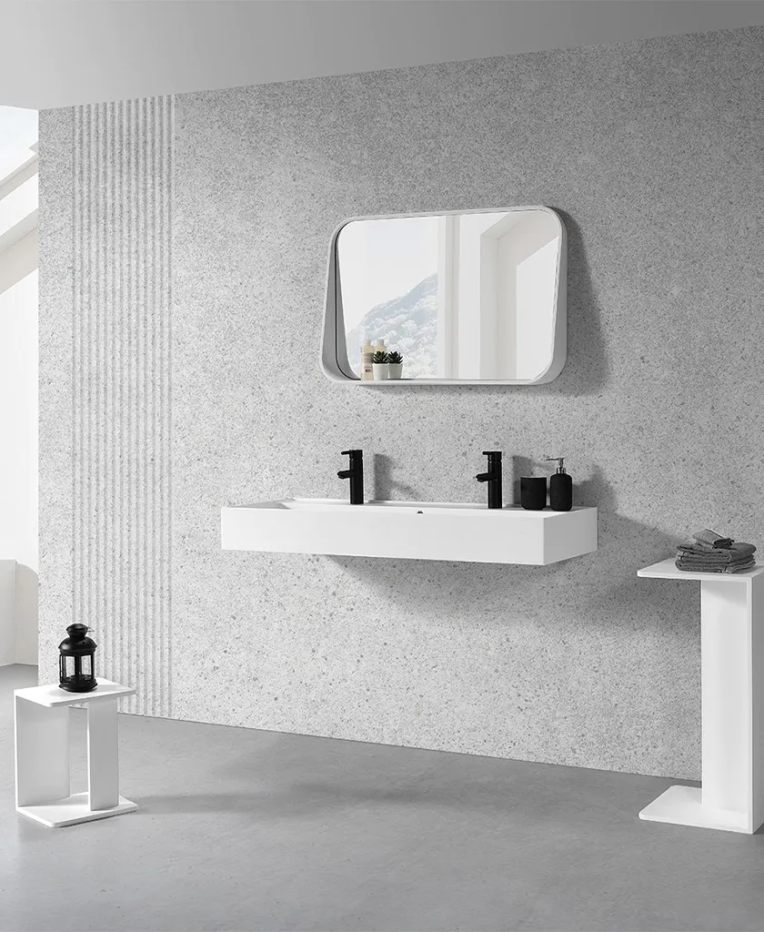 square wall mount corner sink manufacturer for hotel