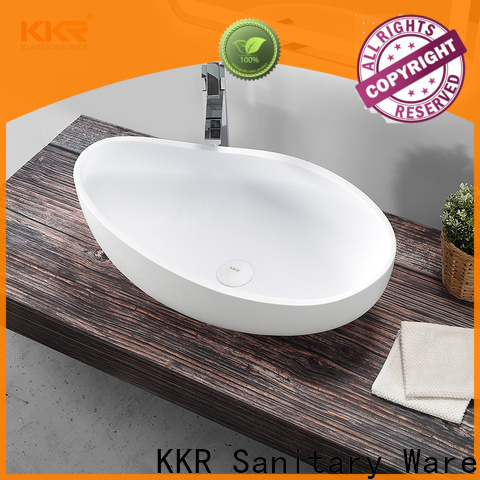 KingKonree pure above counter vessel sink customized for home