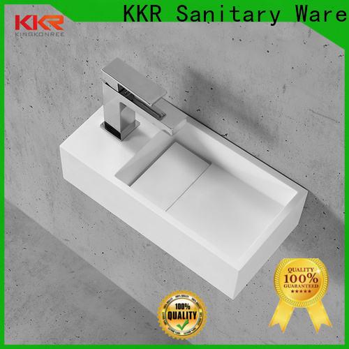 KingKonree wall hung vanity basin manufacturer for bathroom