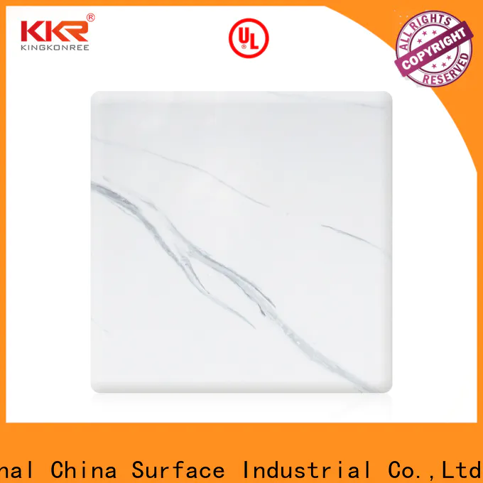grey acrylic solid surface sheet directly sale for hotel