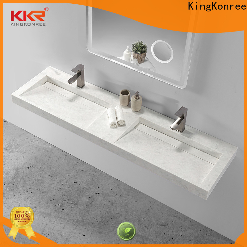 KingKonree stable wall hung bathroom basins manufacturer for home