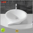 KingKonree sanitary ware small countertop basin manufacturer for room