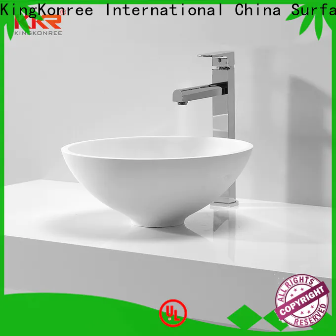 KingKonree best quality above counter vanity basin at discount for restaurant