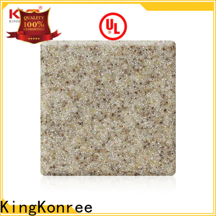 KingKonree solid surface countertop material supplier for restaurant