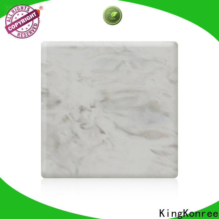 KingKonree marble acrylic solid surface sheet from China for room