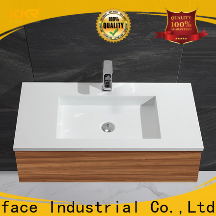 wooden cloakroom basin with cabine sinks for toilet