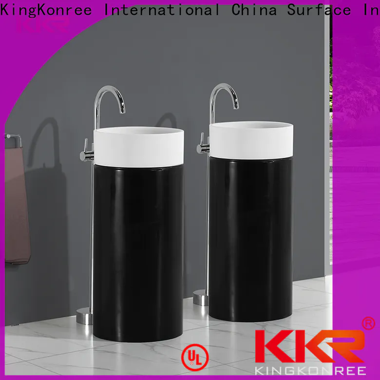 KingKonree free standing wash basin manufacturer for motel