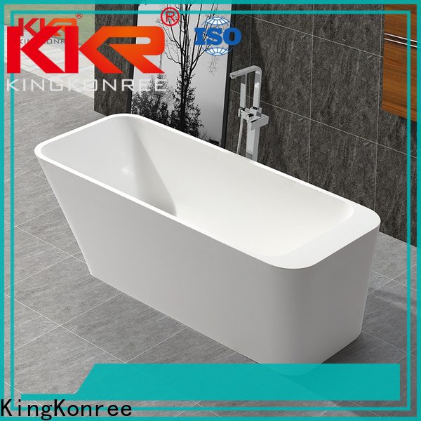 KingKonree high-quality small stand alone bathtub custom for family decoration