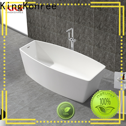 KingKonree solid surface freestanding tub custom for shower room