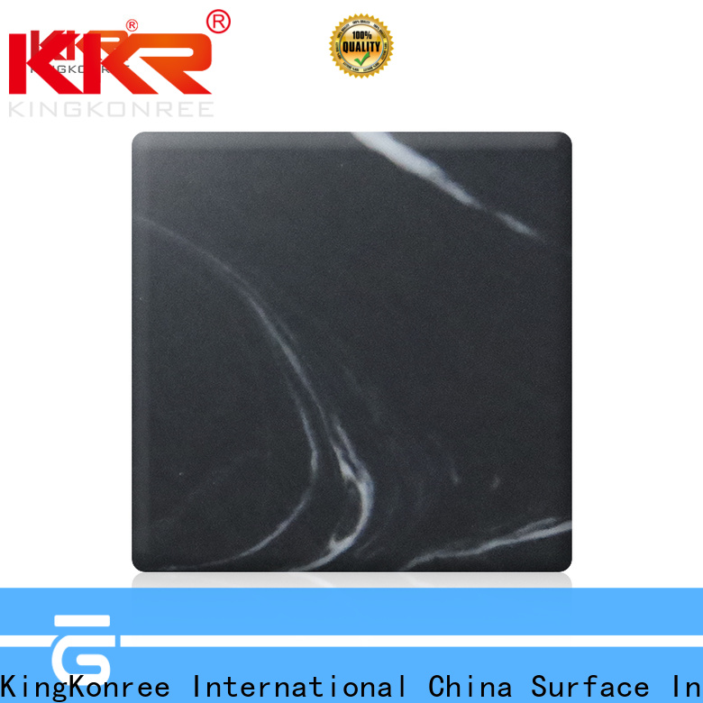 grey acrylic solid surface sheet manufacturer for hotel
