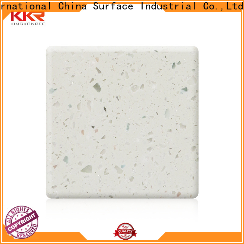 KingKonree hot selling types of solid surface countertops manufacturer for home