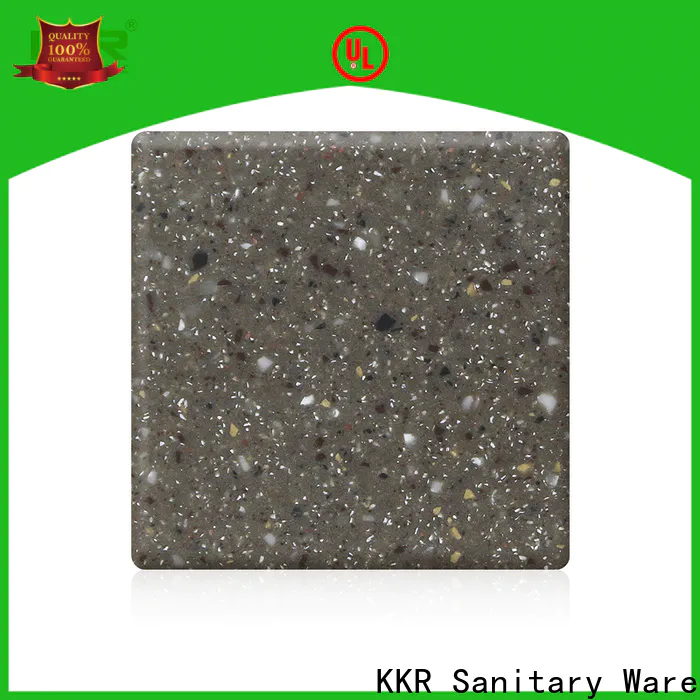 KingKonree plain solid surface countertop material customized for room