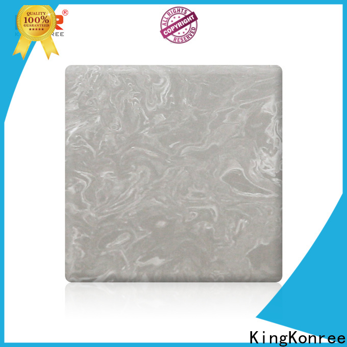 KingKonree marble acrylic solid surface design for hotel