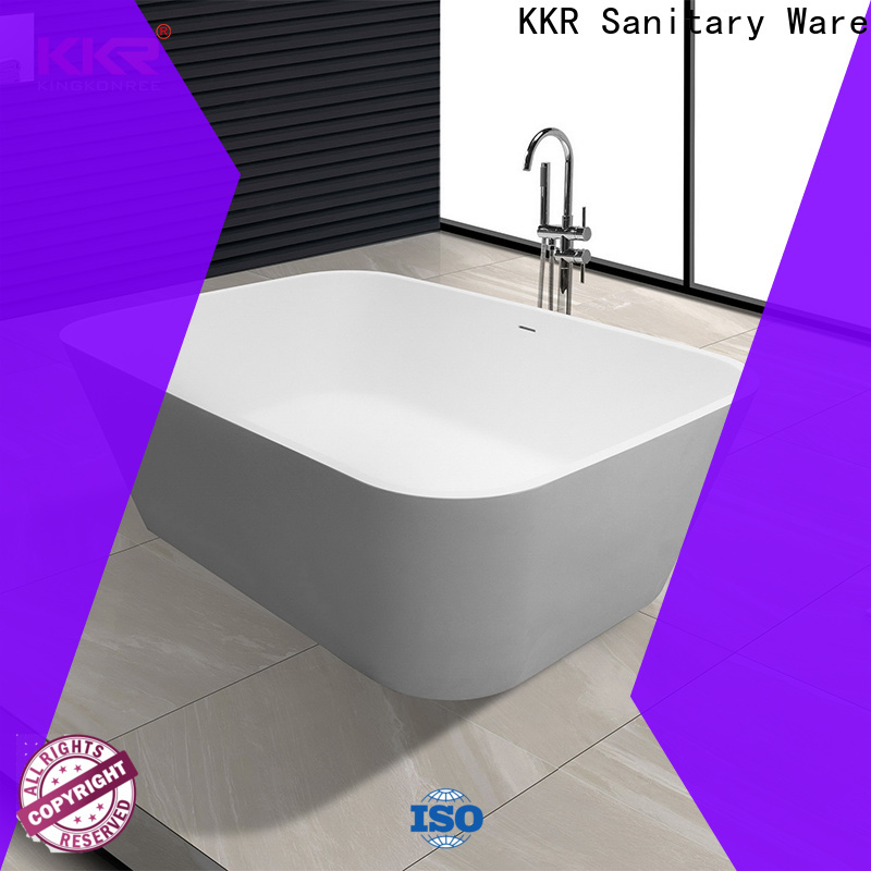 KingKonree freestanding soaking bathtub custom for family decoration